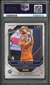 2021 Panini Prizm WNBA Signatures Diana Taurasi /10 Auto Gold PSA 9 Mercury GOAT